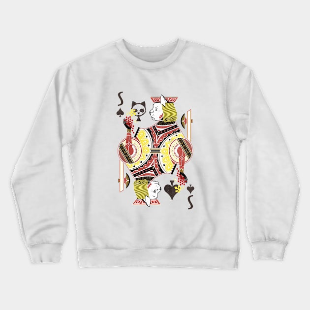 Schrodingers Cat Paradox Crewneck Sweatshirt by karutees